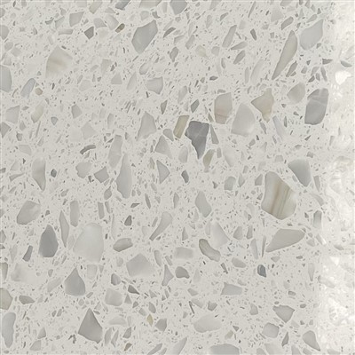 Wit terrazzo composiet aluminium honingraatwerkblad